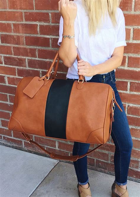 designer weekender bag women's.